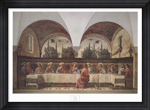 Framed Last Supper Print