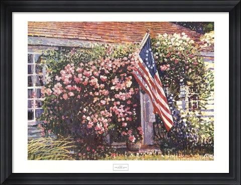 Framed Glory and Roses Print