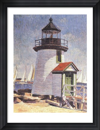 Framed Nantucket Lighthouse Print