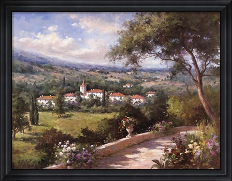 Framed Villa Flora Three Print