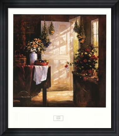 Framed Drying Herbs Print