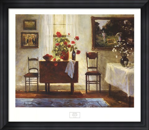 Framed Awaiting a Guest Print