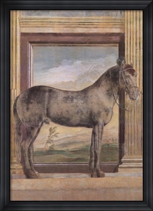 Framed Mantua Fresco II Print