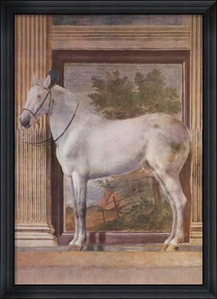 Framed Mantua Fresco I Print