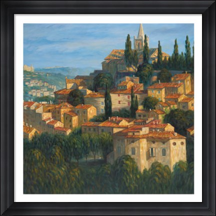 Framed Villages di Vernazza Print