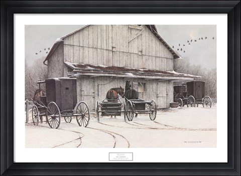 Framed Gathering Print