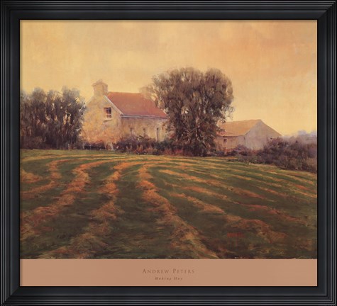 Framed Making Hay Print