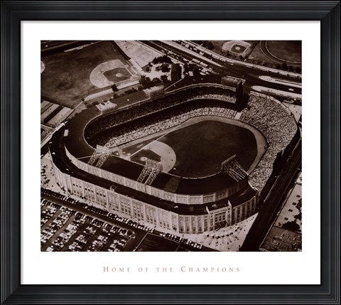 Framed Home of the Champions Print