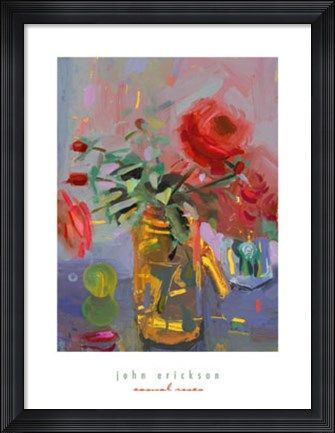 Framed Casual Roses Print