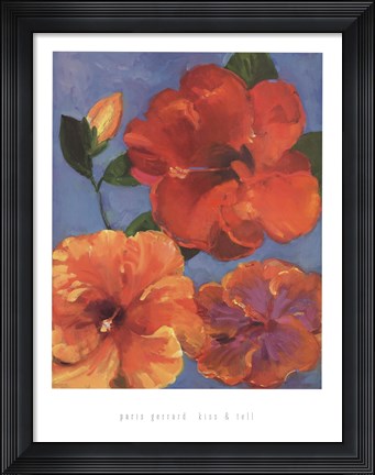 Framed Kiss &amp; Tell Print