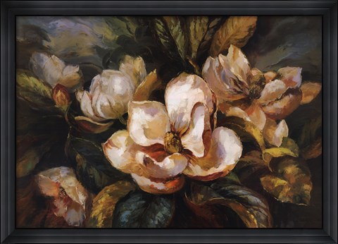 Framed Magnolias Print