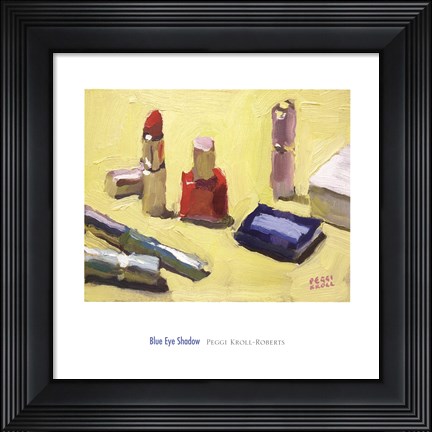 Framed Blue Eye Shadow Print