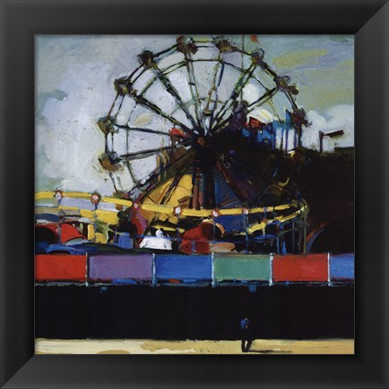 Framed Boardwalk Colors Print