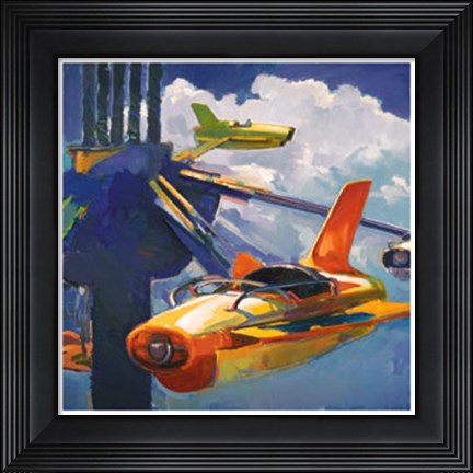Framed Planes Print