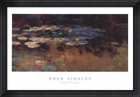 Framed Tranquil Formation Print