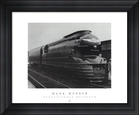 Framed Pennsylvania Railroad Print