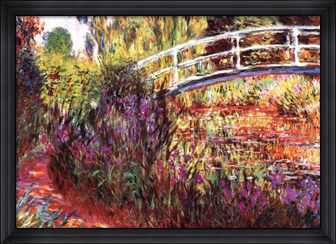 Framed Le Pont Japonais Print