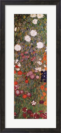 Framed Flowery Garden, c.1907 (detail) vert. Print
