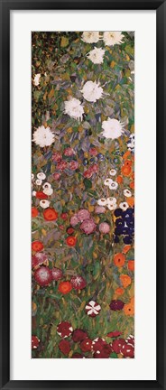 Framed Flowery Garden, c.1907 (detail) vert. Print