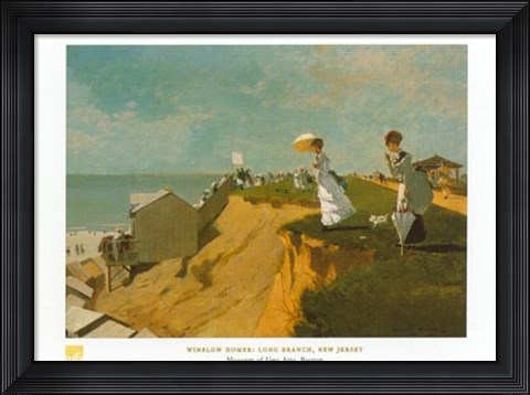 Framed Long Branch, New Jersey Print