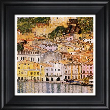 Framed Malcesine on Lake Garda, c.1913 Print
