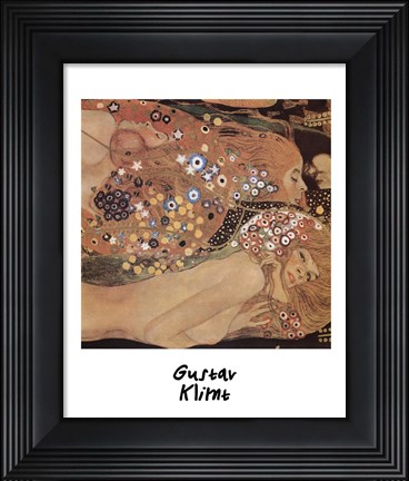 Framed Water Serpents II, c.1907 ( Detail) Print