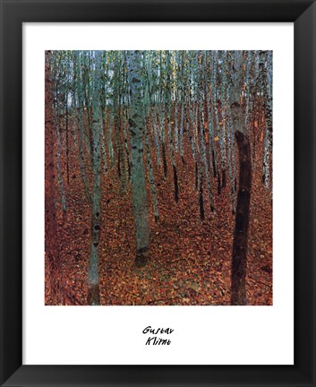 Framed Forest of Beeches, c.1903 Print