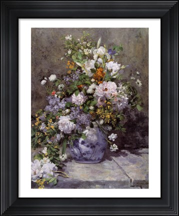 Framed GRANDE VASO DI FIORI Print