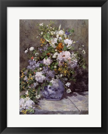 Framed GRANDE VASO DI FIORI Print