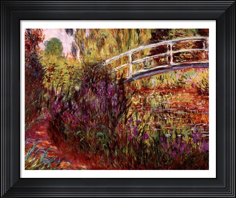 Framed Le Pont Japonais Print