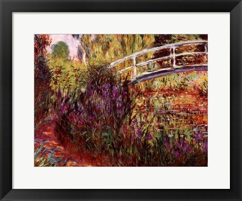 Framed Le Pont Japonais Print