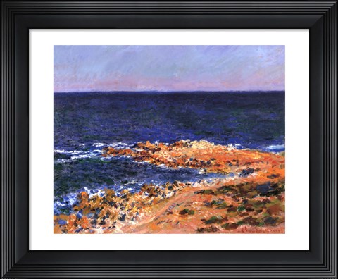 Framed La Grande Bleue at Antibes Print