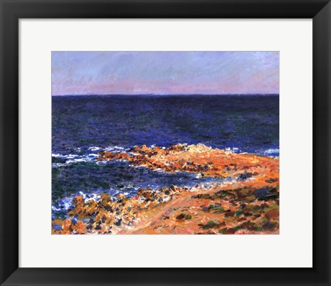 Framed La Grande Bleue at Antibes Print