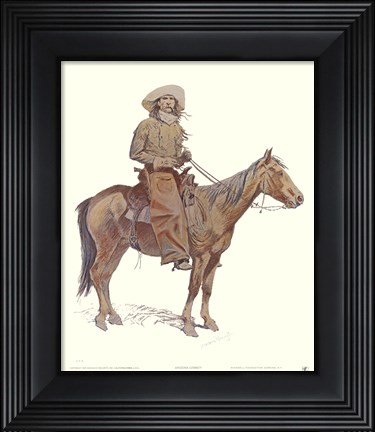 Framed Arizona Cowboy Print