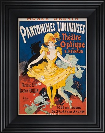Framed Pantomimes Lumineuses Print