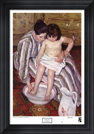Framed Bath Print