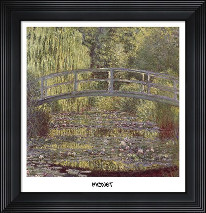 Framed Bassin aux Nympheas Print