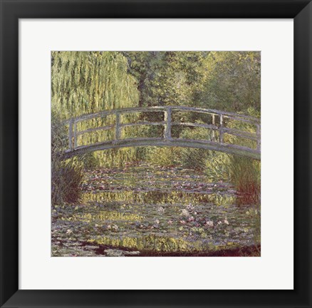 Framed Bassin aux Nympheas Print