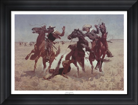 Framed Aiding a Comrade Print