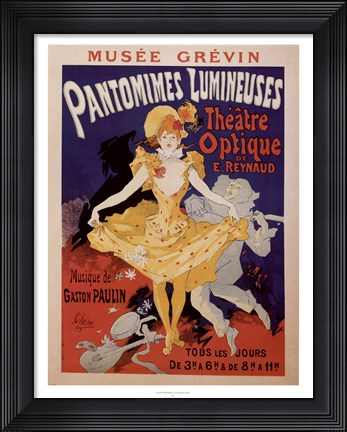 Framed Pantomimes Lumineuses Print