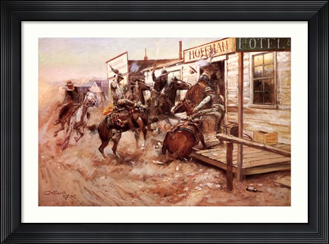 Framed In Without Knocking Print