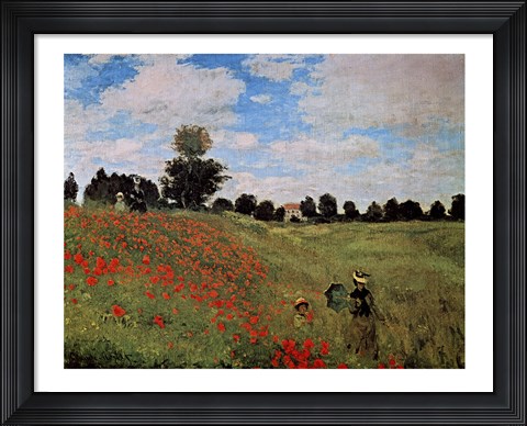 Framed Corn Poppies Print