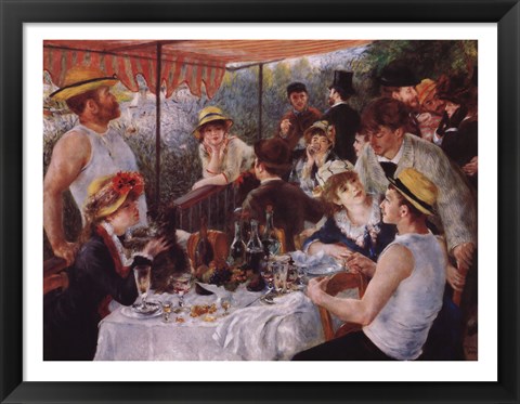 Framed Luncheon of the Boating Party, c.1881 Print