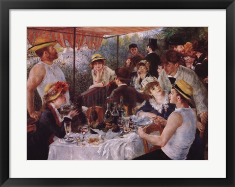 Framed Luncheon of the Boating Party, c.1881 Print