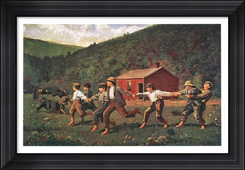 Framed Snap the Whip Print