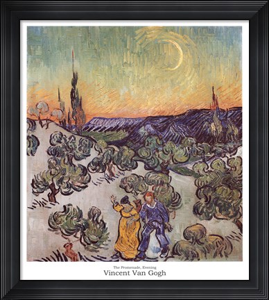 Framed Promenade, Evening Print