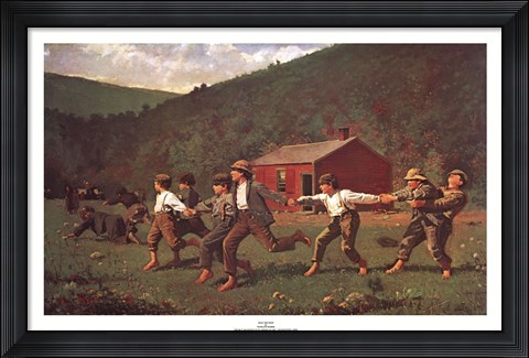 Framed Snap the Whip Print