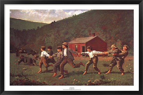 Framed Snap the Whip Print