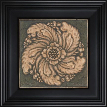 Framed Rosette II Print