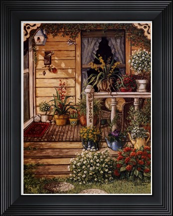Framed Summer Front Porch Print